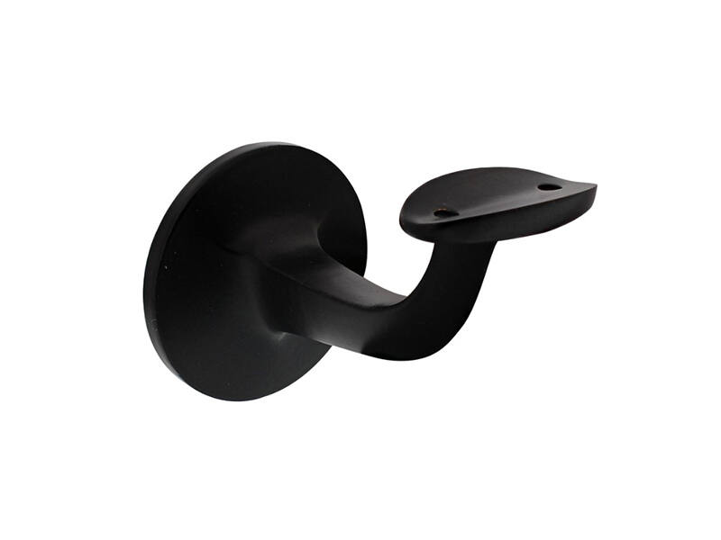Intersteel Leuninghouder zwart met tapgat hol zadel