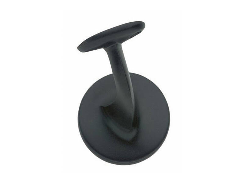 Intersteel Leuninghouder zwart met tapgat hol zadel