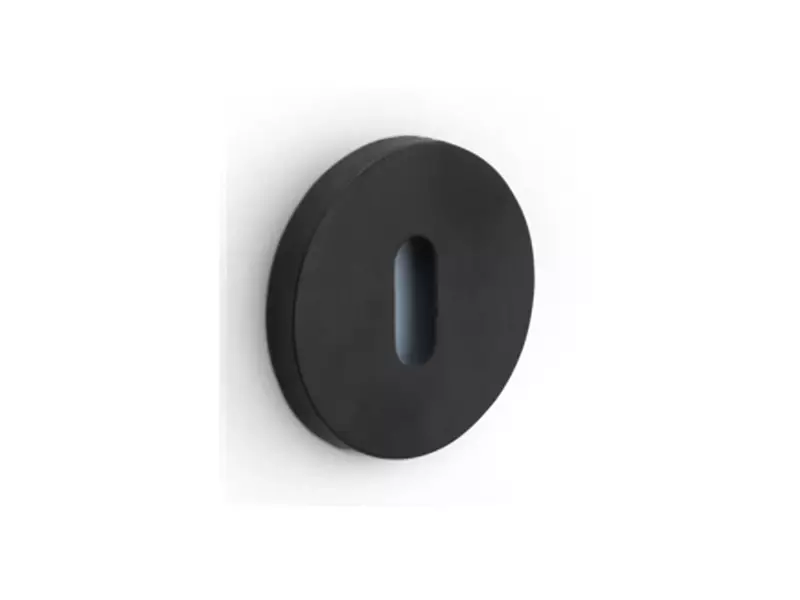 Sleutelrozet Zwart Intro rond 52mm, 6mm dik