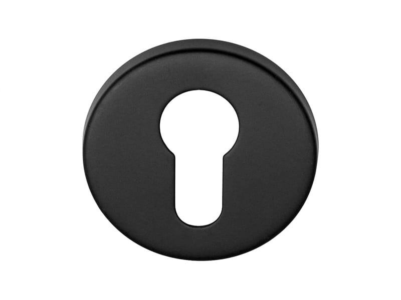 Profielcilinderrozet Zwart Intro rond 52mm, 6mm dik