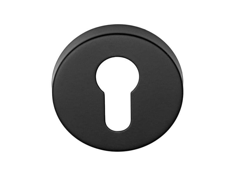 Profielcilinderrozet Zwart Intro rond 52mm, 10mm dik
