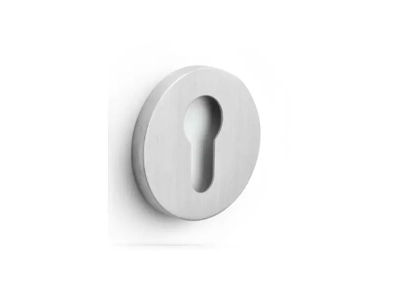 Profielcilinderrozet RVS Intro rond 52mm, 6mm dik