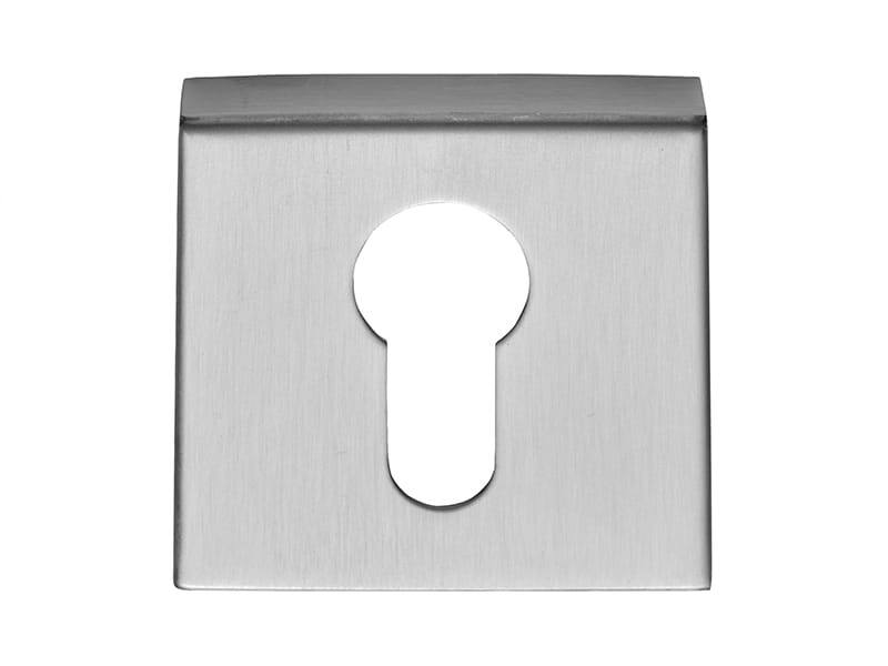 Profielcilinderrozet RVS Intro vierkant 53mm
