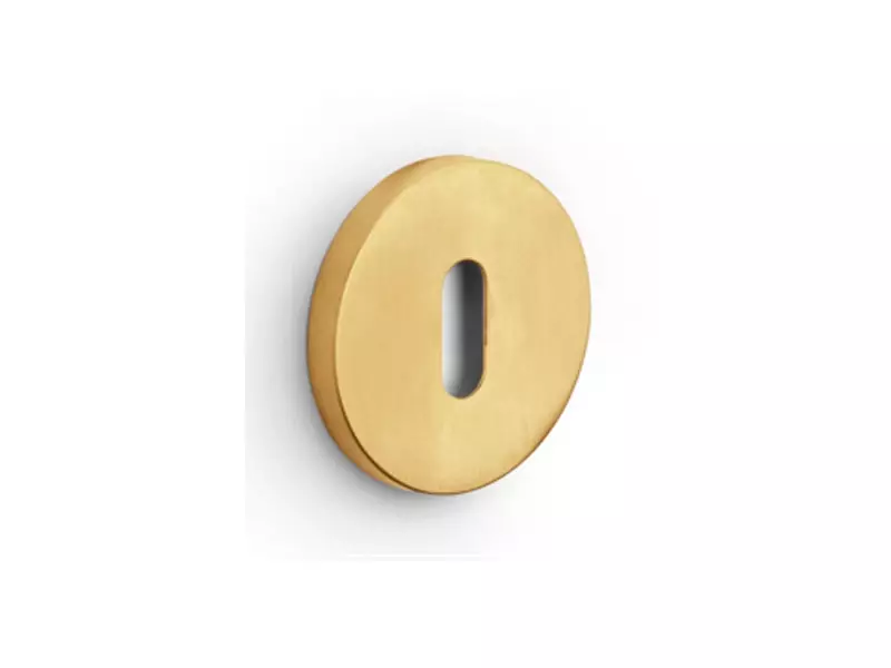 Sleutelrozet Mat goud PVD Intro rond 52mm, 6mm dik