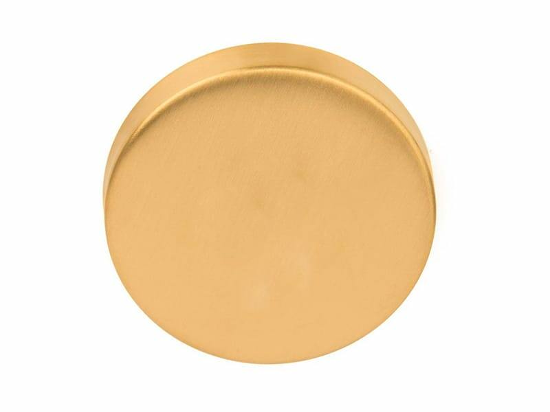 Blindrozet Mat goud PVD Intro rond 52mm