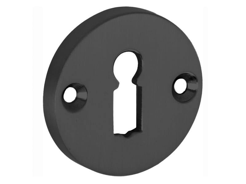 Sleutelrozet Zwart rond opschroevend 50mm