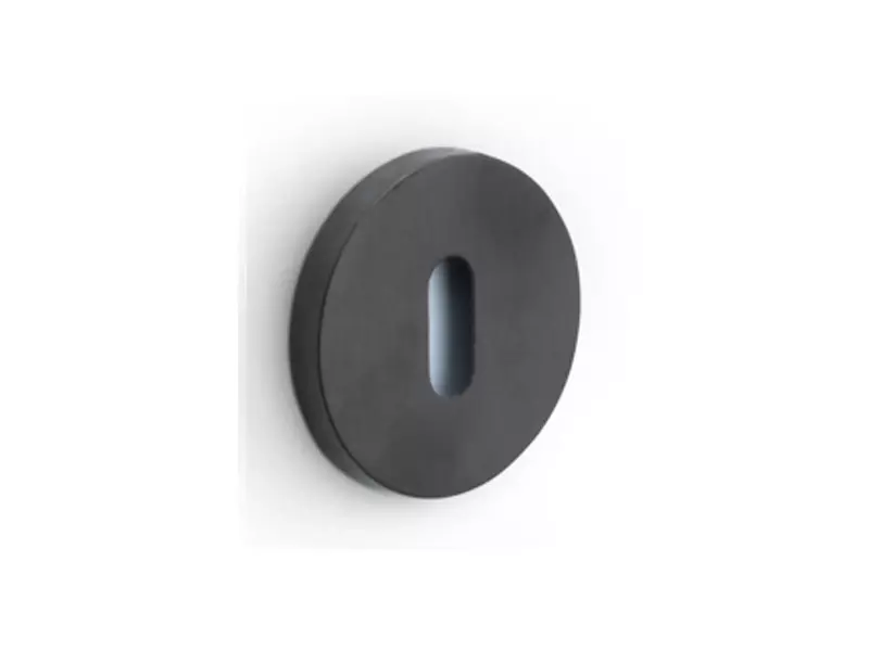 Sleutelrozet Gunmetal PVD Intro rond 52mm, 6mm dik