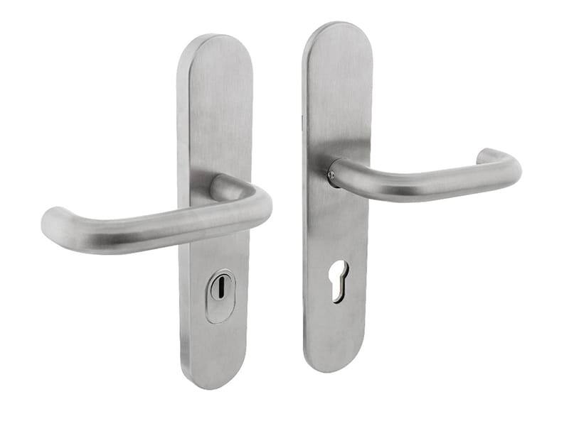 Intersteel Veiligheidsbeslag SKG*** met kerntrekbeveiliging profielcilindergat 72 mm achterdeurbeslag RVS
