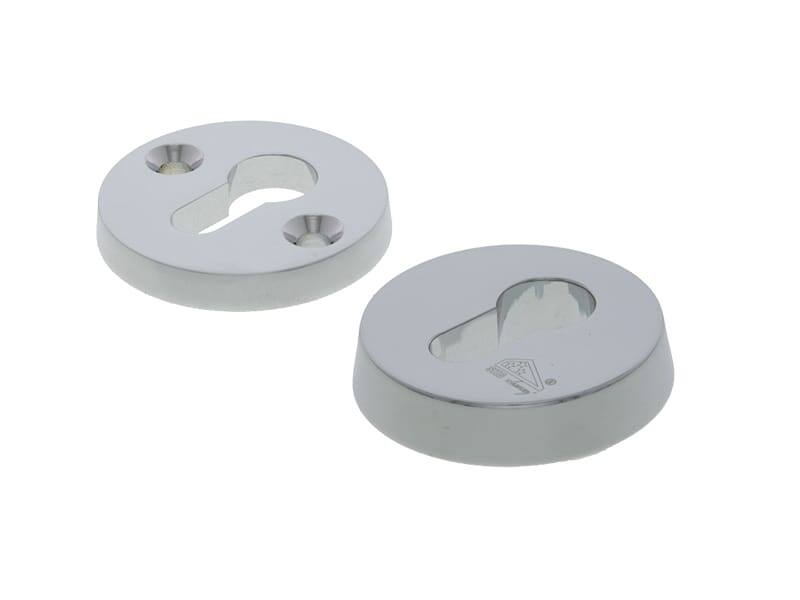 Veiligheidsrozetten set Chroom Rond 58mm SKG3