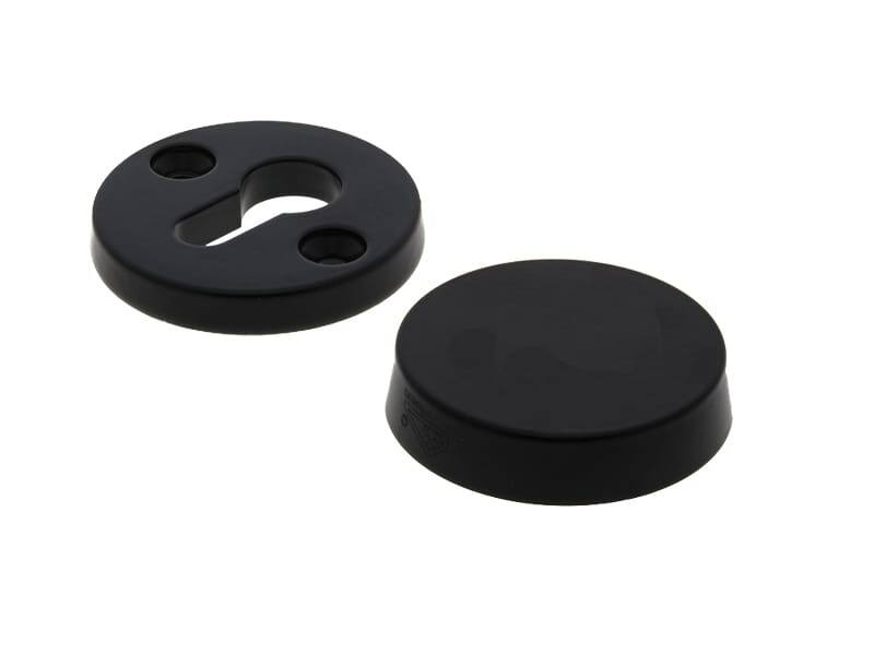 Veiligheidsrozetten set Zwart Rond 58mm Blind SKG3