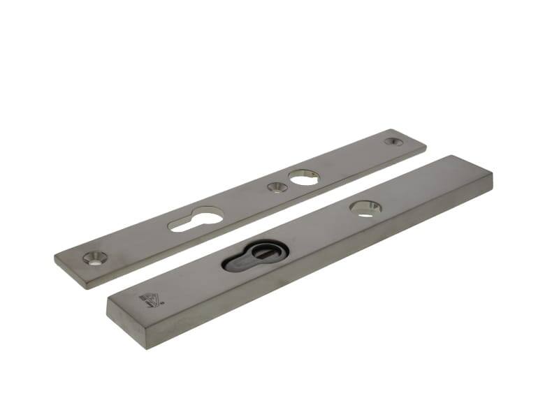 Veiligheidsschilden set Kerntrek Mat nikkel PVD Smal PC72 SKG3