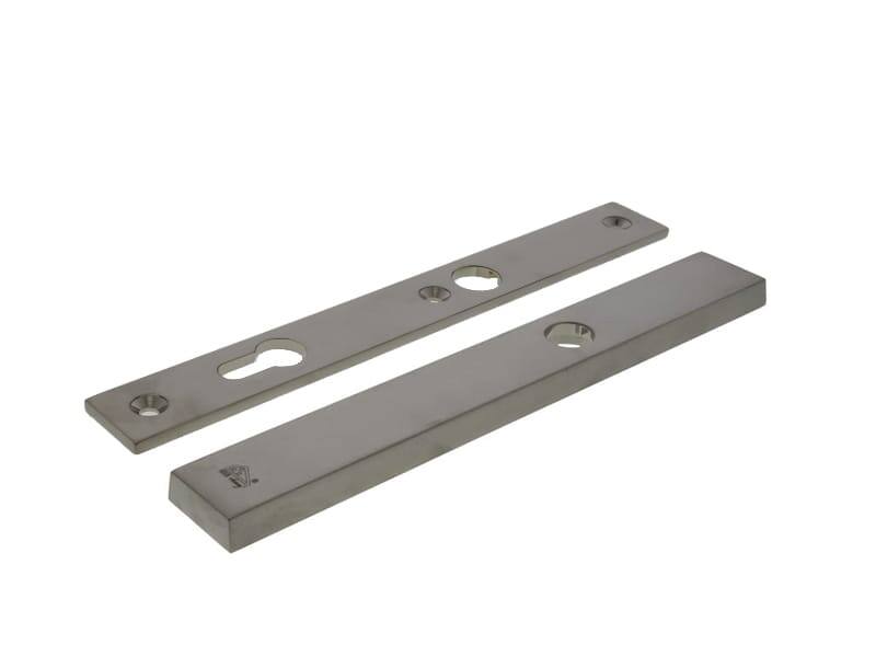 Veiligheidsschilden set Mat nikkel PVD Smal Blind/PC92 SKG3