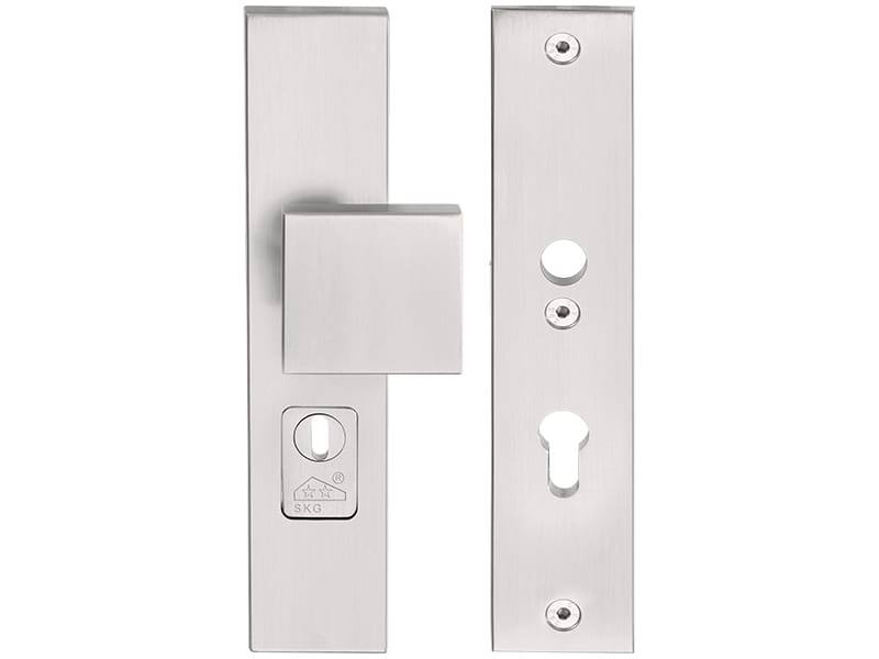 Veiligheidsschilden Rechthoek RVS Square LSQ60-50KT kerntrek PC72, SKG3, met vierkante knop