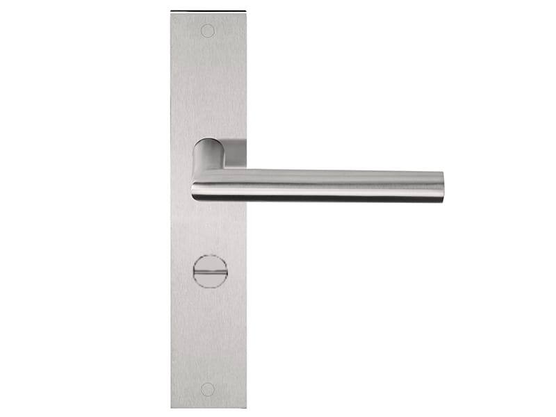 Deurkruk RVS Basics LB2-19P236 op schild WC63