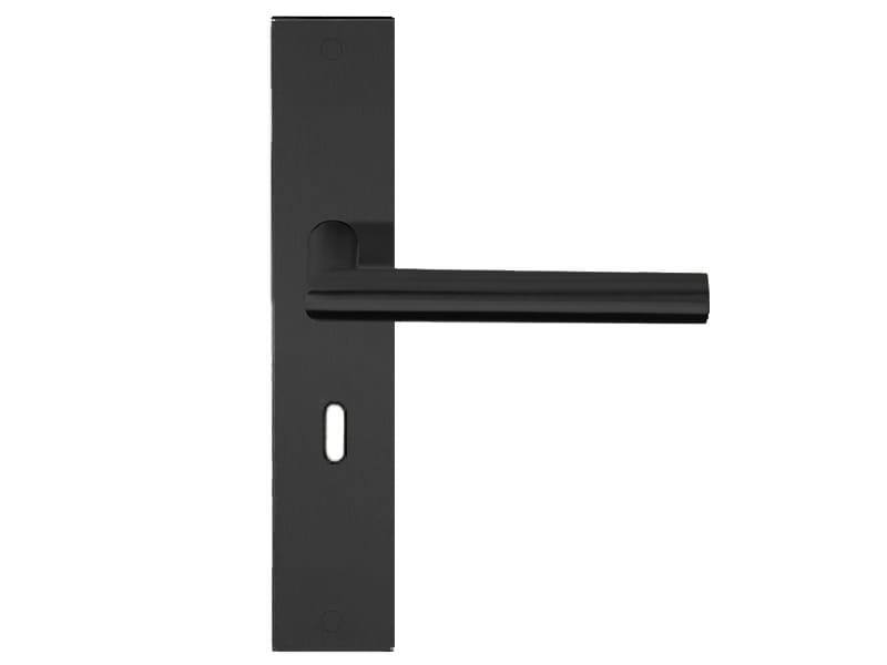 Deurkruk Zwart Basics LB2-19P236 op schild SL56