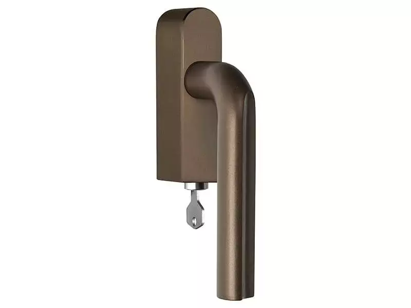 Draaikiep raamkruk Brons David Rockwell Eclipse DR101-DKLOCK-O Links Afsluitbaar