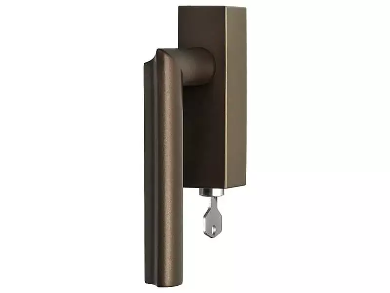 Draaikiep raamkruk Brons ECLIPSE David Rockwell DR102-DKLOCK Rechts Afsluitbaar
