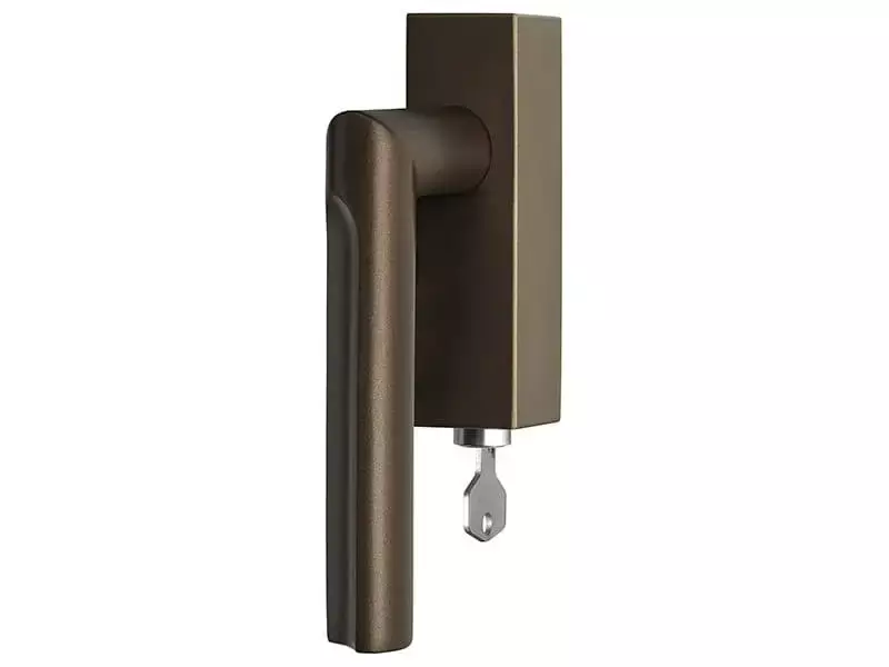 Draaikiep raamkruk Brons David Rockwell Eclipse DR103-DKLOCK Rechts Afsluitbaar