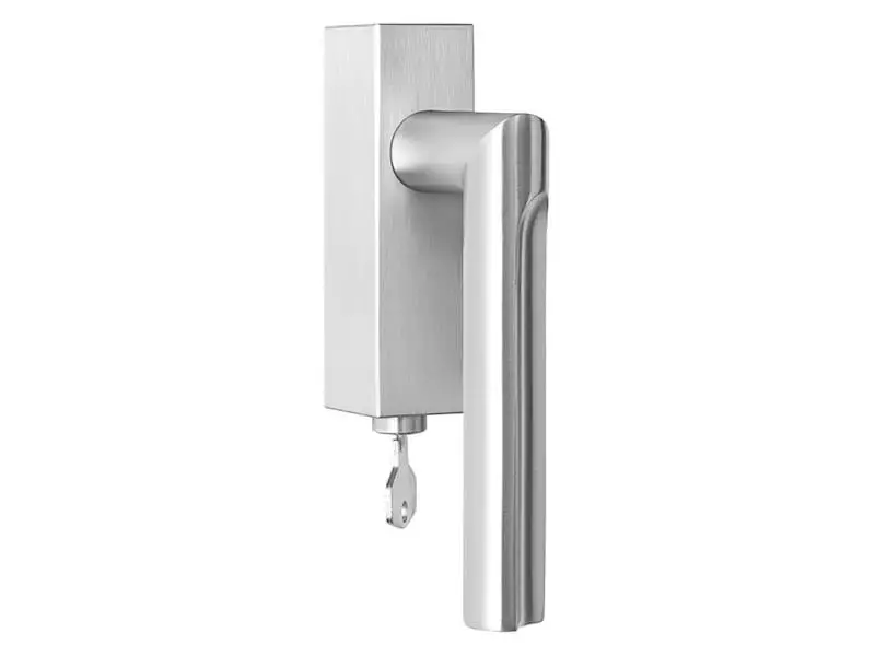 Draaikiep raamkruk Mat RVS David Rockwell Eclipse DR103-DKLOCK Links Afsluitbaar