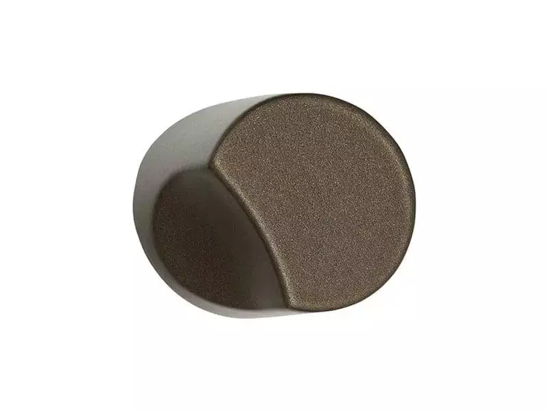 Voordeurknop Brons David Rockwell Eclipse DR200V Vast op rozet