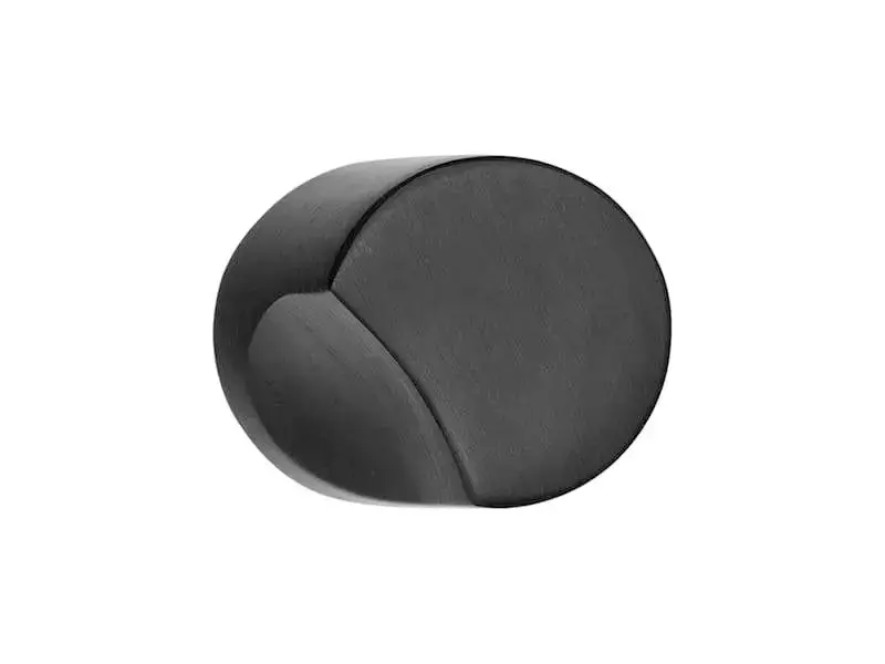 Voordeurknop Mat Zwart PVD David Rockwell Eclipse DR200V Vast op rozet