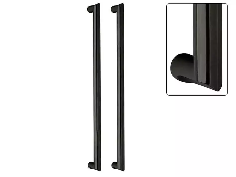 Deurgreep Mat Zwart PVD David Rockwell Eclipse DR501PA