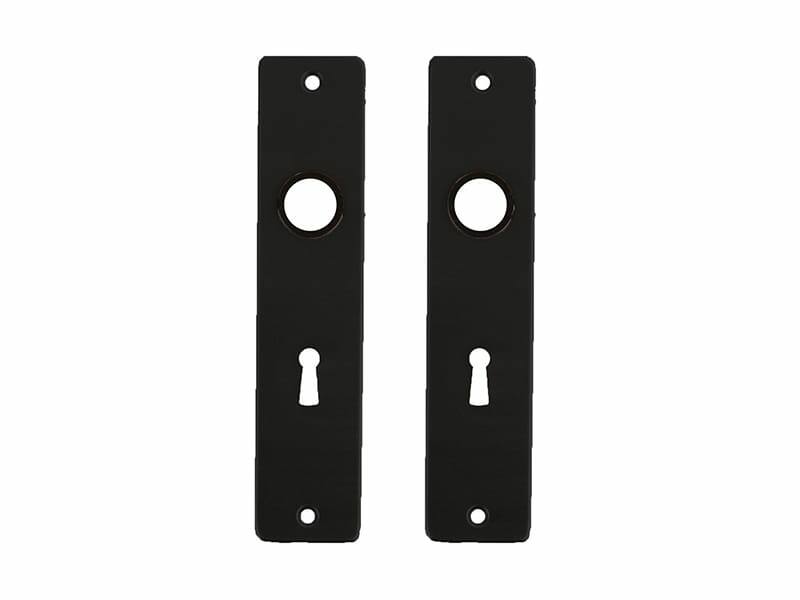 Kortschild Sleutel Zwart aluminium geperst Ami 180/41 SL56 Ral 9005