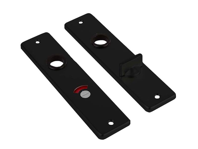 Kortschild WC Zwart aluminium geperst Ami 180/41 WC63 Ral 9005