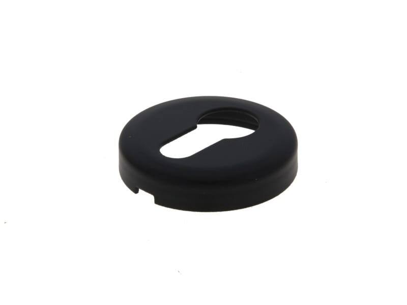 Profielcilinderrozet Zwart Solo klik 50mm