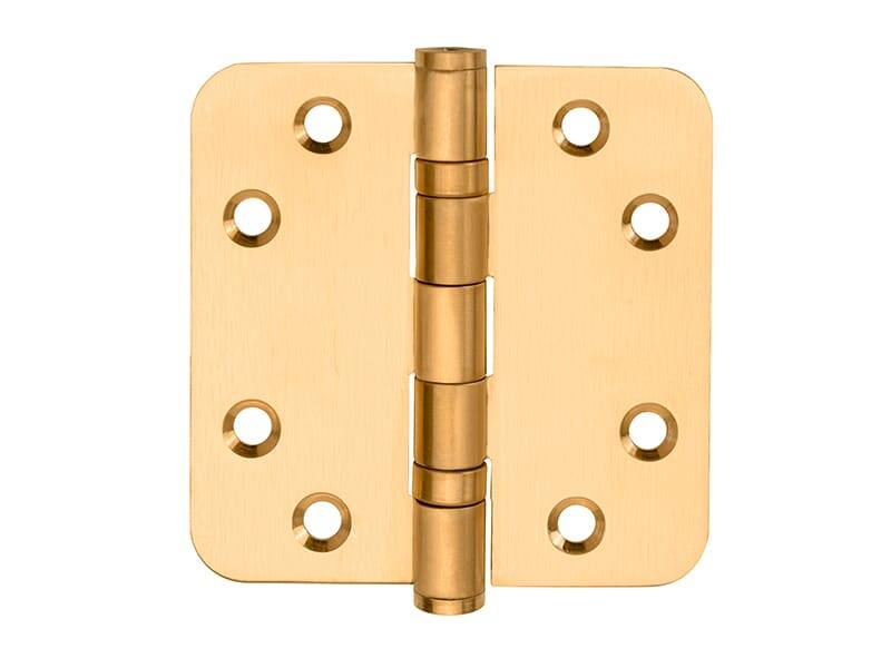 Kogellagerscharnier Mat goud PVD Basics LBSA8989 platkop afgeronde hoeken