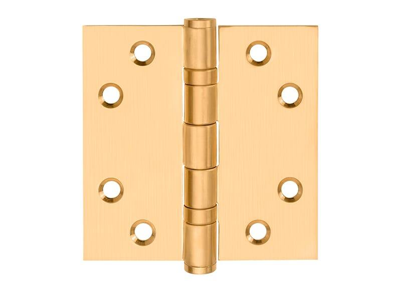 Kogellagerscharnier Mat goud PVD Basics LBS8989 Platkop met rechte hoeken
