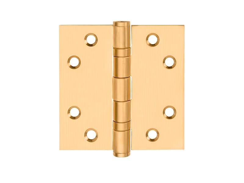 Kogellagerscharnier Mat goud PVD Basics LBS7676 Platkop met rechte hoeken