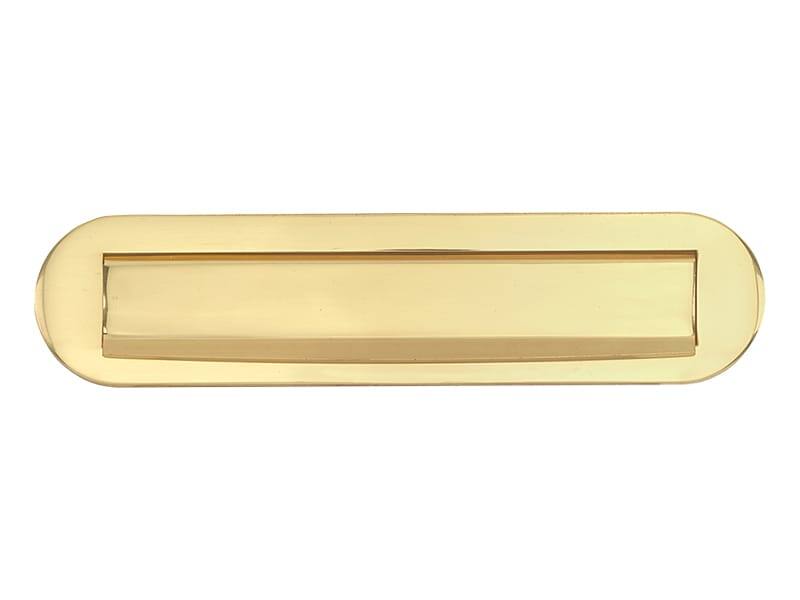 Briefplaat Ovaal Mi Satori Messing