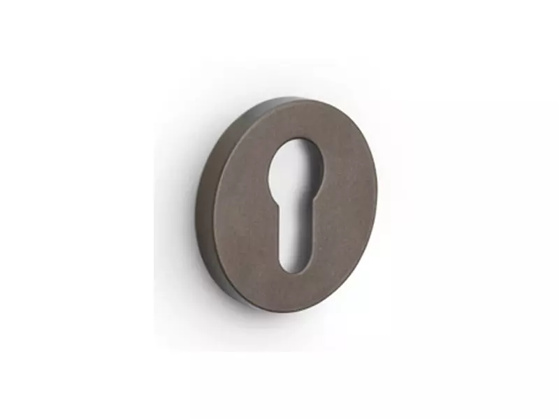 Profielcilinderrozet Brons Intro rond 52mm, 6mm dik