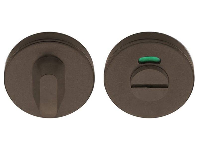 WC-sluiting Brons Intro rond 52mm, 6mm dik rood-groen indicatie 5/6/7/8 mm wc stift