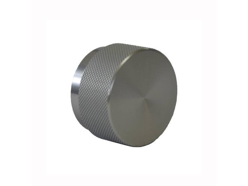 Meubelknop Graf rond 38mm RVS look