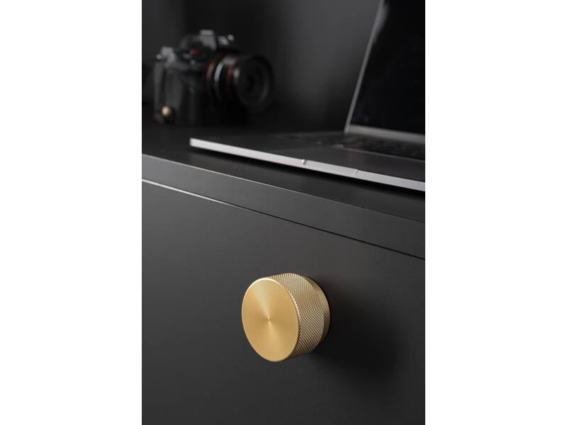 Meubelknop Graf rond 50mm Mat Goud