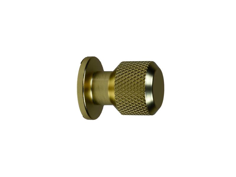 Meubelknop Manor rond 25mm H-35mm Mat Goud