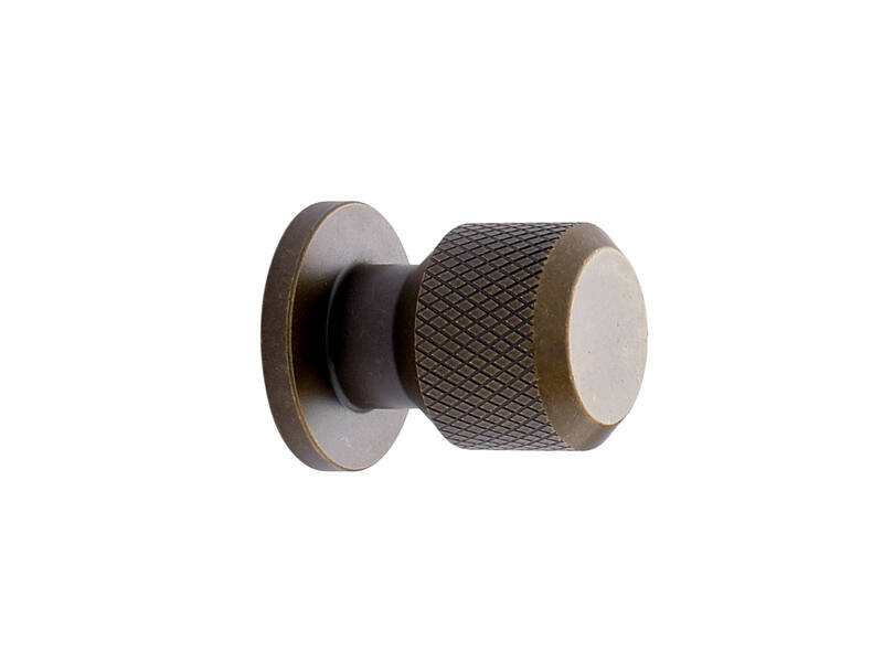Meubelknop Manor rond 25mm H-35mm Brons