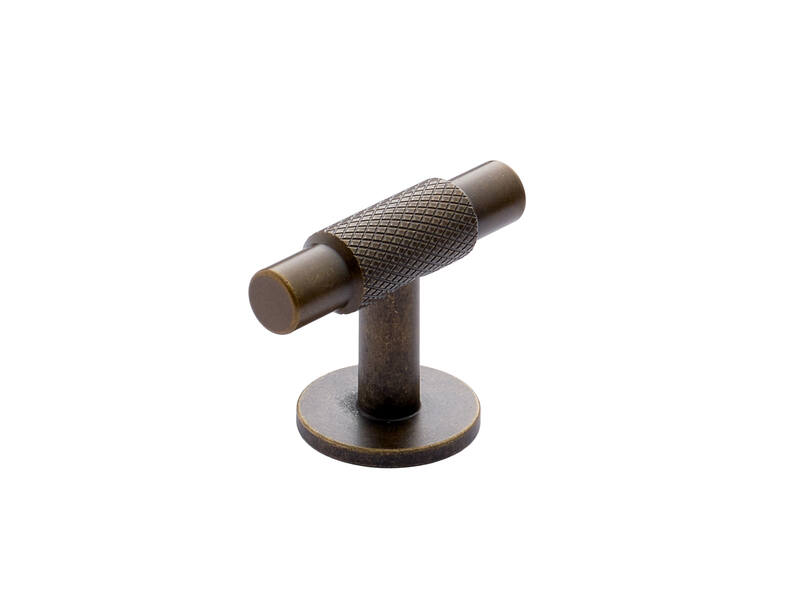 Meubelknop Manor T-knop 54mm H-39mm Brons
