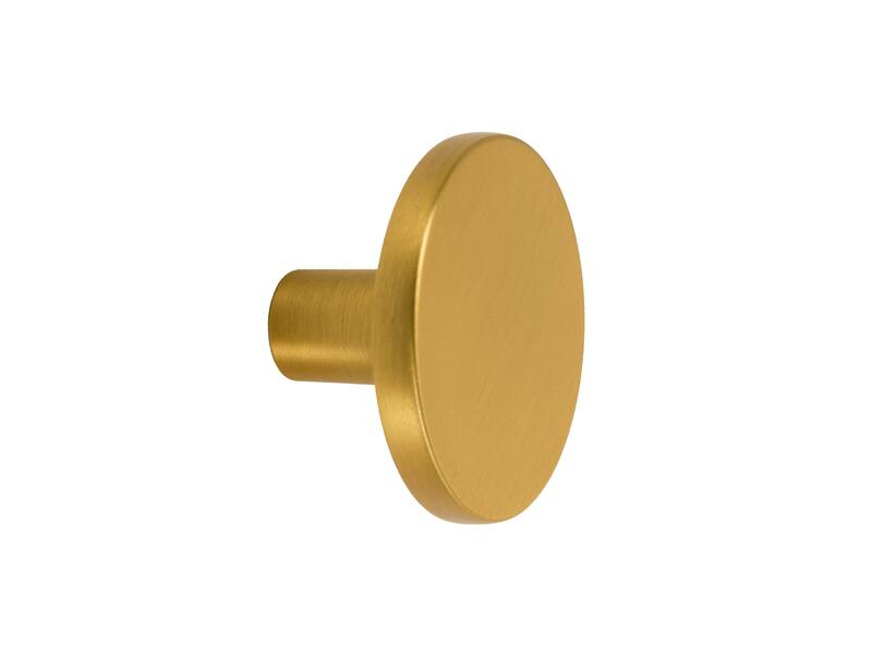 Meubelknop Como rond 26 H-18mm Mat Goud