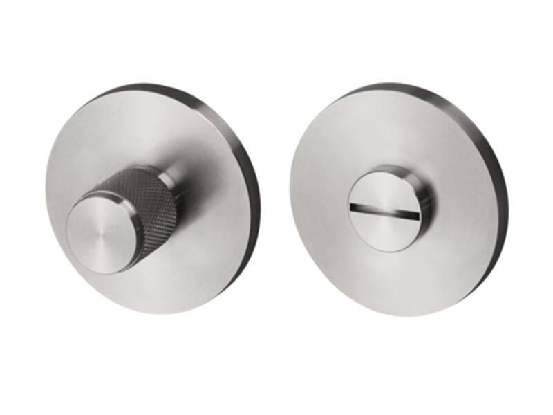 WC-sluiting Cross RVS diamond-cut rond 51mm