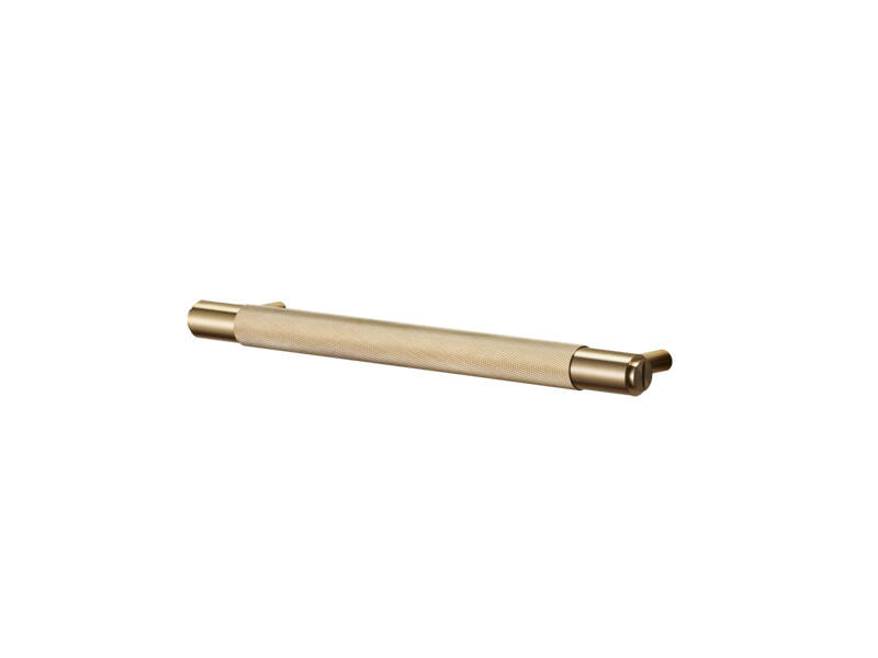 Meubelgreep Cross Messing diamond-cut 160mm h.o.h. 125mm