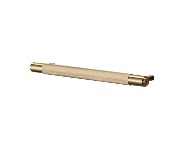 Meubelgreep Cross Messing diamond-cut 260mm h.o.h. 225mm