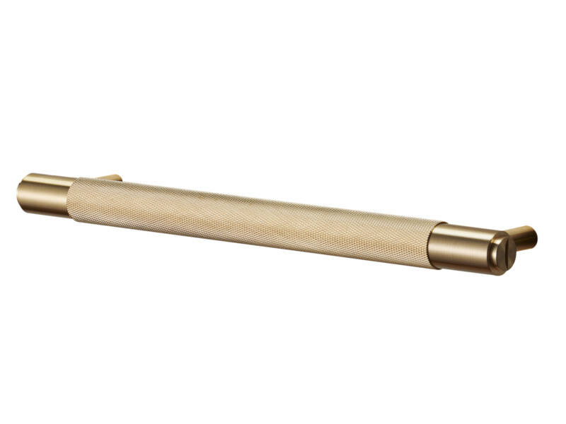 Meubelgreep Cross Messing diamond-cut 360mm h.o.h. 325mm