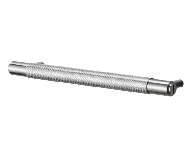 Meubelgreep Cross RVS diamond-cut 360mm