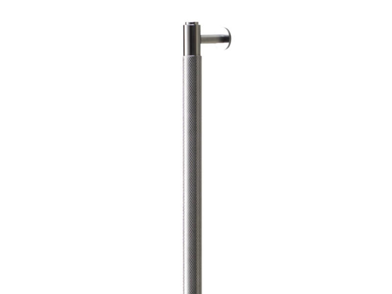 Meubelgreep Cross RVS diamond-cut 760mm h.o.h. 724mm