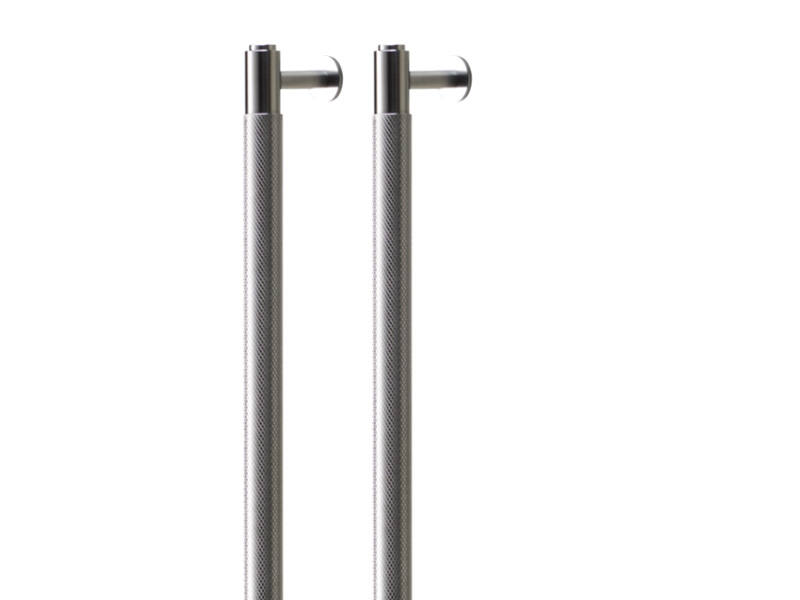 Meubelgreep Cross RVS diamond-cut 774mm h.o.h. 724mm