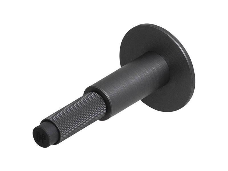Deurstop wand Cross Brons diamond-cut 96mm