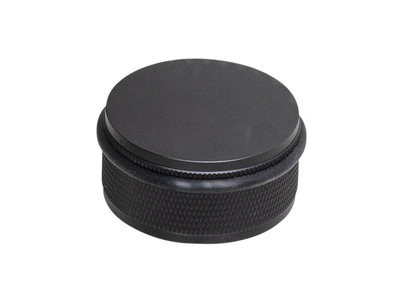 Deurstop vloer Cross Zwart diamond-cut 50mm
